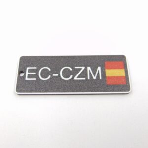Llavero Matrícula Avión Personalizable