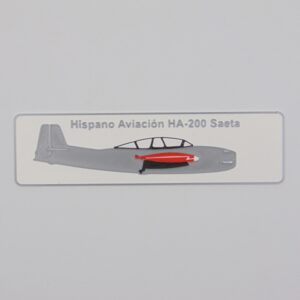 Marcapáginas Hispano Aviación HA-200 Saeta